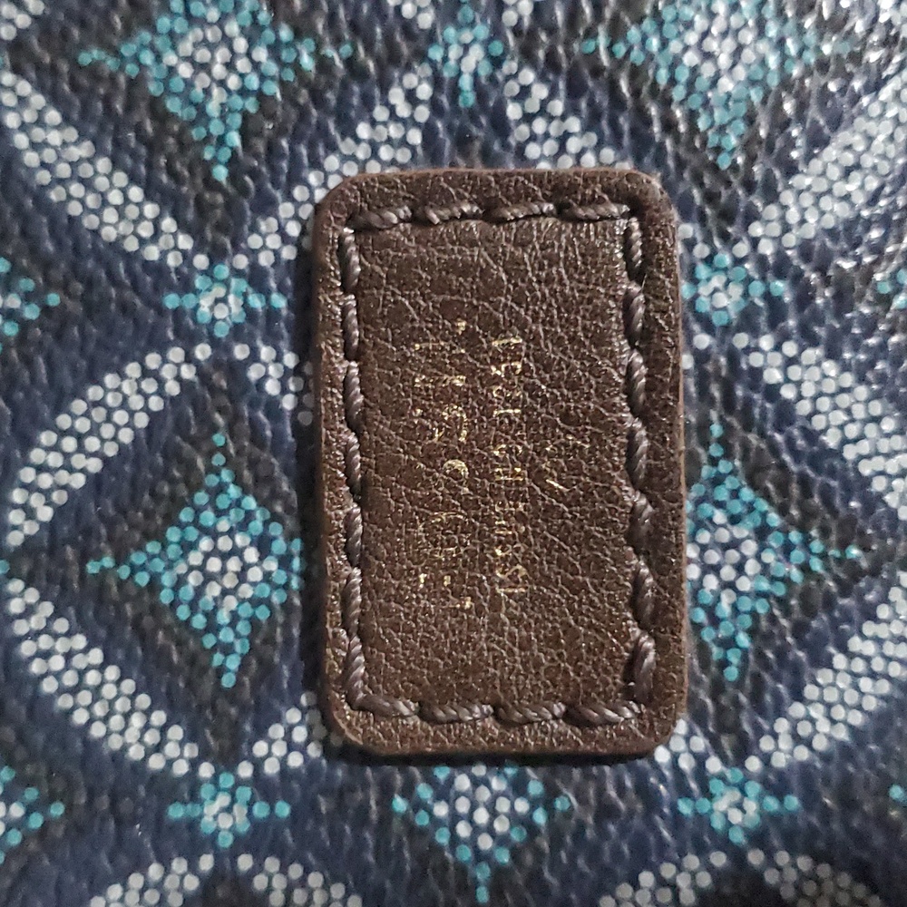 FOSSIL- Vintage "Sydney" Diamond Mozaic Clutch Wallet '16 Edition - Picture 12 of 12